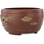 Vaso bonsai rotondo non smaltato di Yixing - 170 x 170 x 97 mm