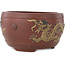 Vaso bonsai rotondo non smaltato di Yixing - 170 x 170 x 97 mm
