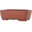 Maceta rectangular sin esmaltar para bonsái de Bigei - 252 x 192 x 85 mm