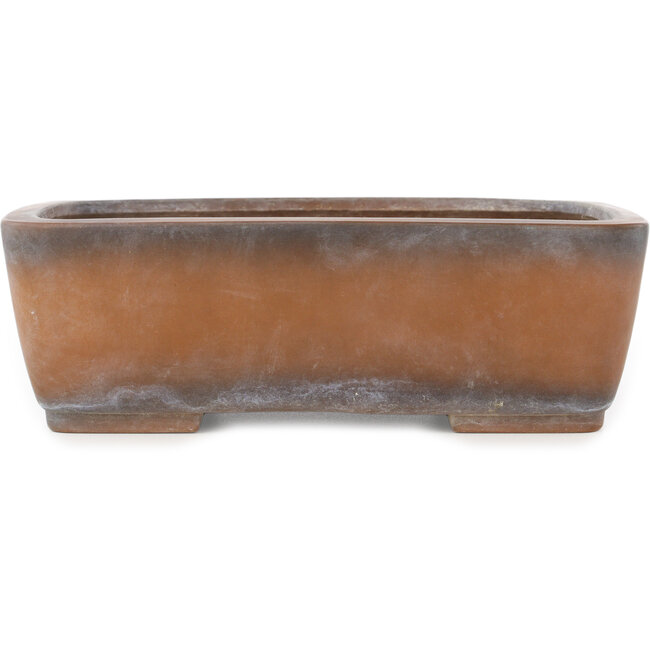 Pot à bonsaï rectangulaire non émaillé de Bigei - 245 x 185 x 80 mm