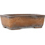 Maceta rectangular sin esmaltar para bonsái de Bigei - 245 x 185 x 80 mm