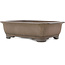 Rectangular unglazed bonsai pot by Gyouzan - 280 x 214 x 85 mm