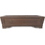Rectangular unglazed bonsai pot by Gyouzan - 410 x 313 x 110 mm