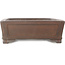 Rectangular unglazed bonsai pot by Gyouzan - 410 x 313 x 110 mm