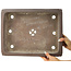 Rectangular unglazed bonsai pot by Gyouzan - 410 x 313 x 110 mm