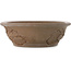 Pot à bonsaï ovale non émaillé de Yamaaki Koshosen (première génération) - 450 x 360 x 115 mm