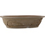 Pot à bonsaï ovale non émaillé de Yamaaki Koshosen (première génération) - 450 x 360 x 115 mm