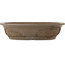 Pot à bonsaï ovale non émaillé de Yamaaki Koshosen (première génération) - 450 x 360 x 115 mm