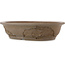 Pot à bonsaï ovale non émaillé de Yamaaki Koshosen (première génération) - 450 x 360 x 115 mm