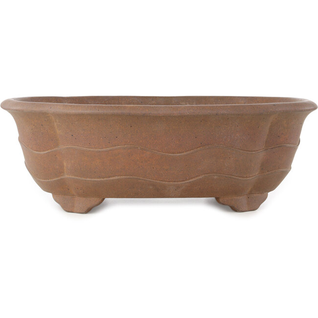 Pot à bonsaï non émaillé Mokko de Yamaaki Koshosen (première génération) - 430 x 350 x 145 mm