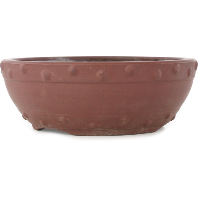 Runder unglasierter Bonsai-Topf - 235 x 235 x 83 mm