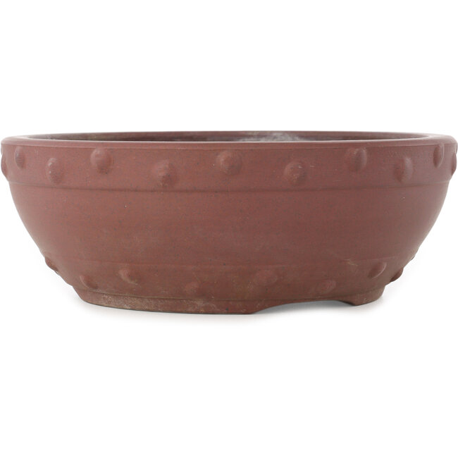 Ronde ongeglazuurde bonsaipot - 235 x 235 x 83 mm