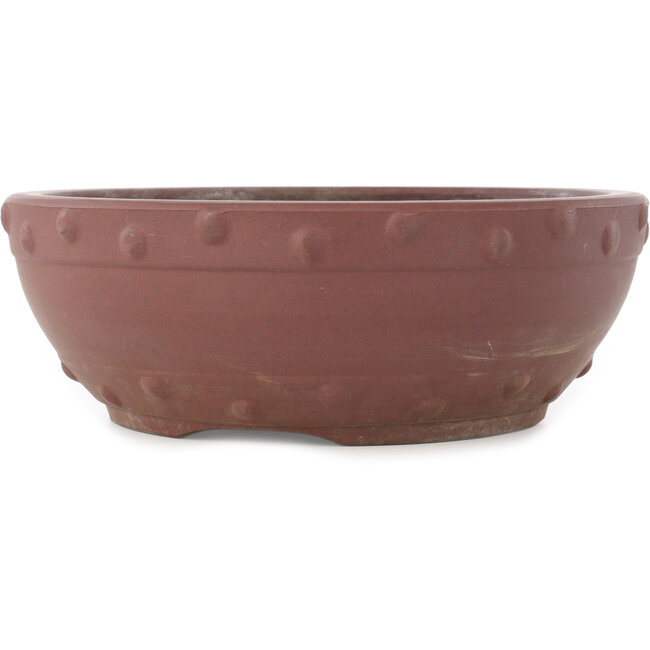 Ronde ongeglazuurde bonsaipot - 235 x 235 x 83 mm