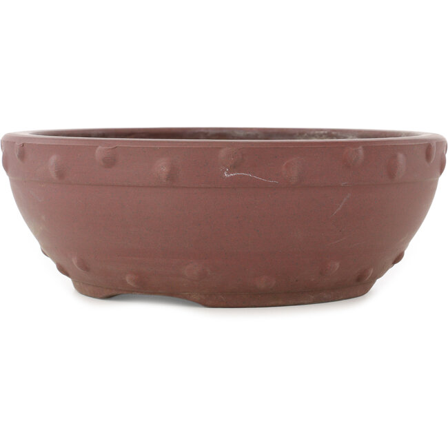 Runder unglasierter Bonsai-Topf - 235 x 235 x 83 mm