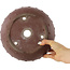 Pot à bonsaï rond non émaillé - 235 x 235 x 83 mm