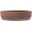 Round unglazed bonsai pot - 275 x 275 x 70 mm