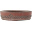 Round unglazed bonsai pot - 275 x 275 x 70 mm