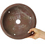 Pot à bonsaï rond non émaillé - 275 x 275 x 70 mm