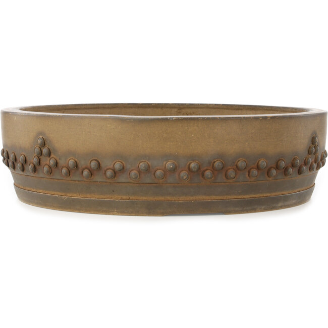 Pot à bonsaï rond non émaillé - 335 x 335 x 90 mm