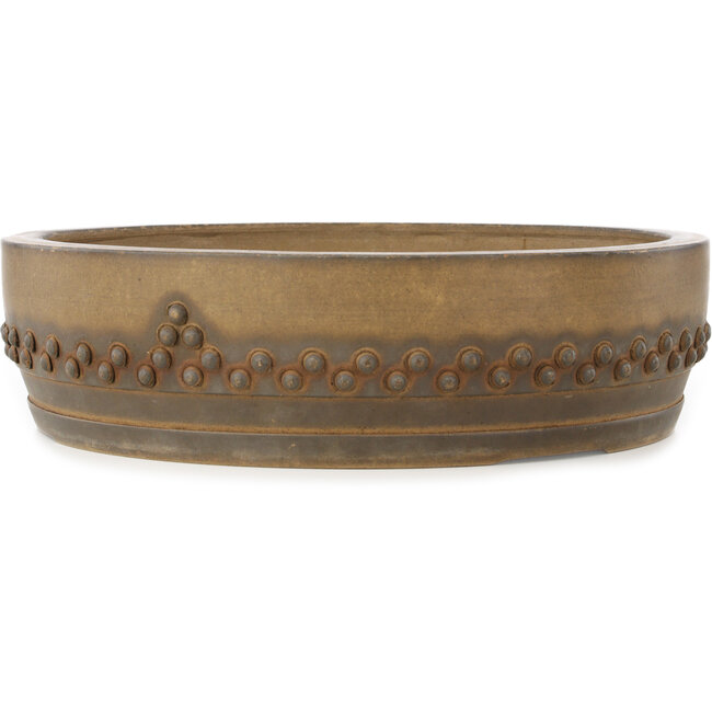 Pot à bonsaï rond non émaillé - 335 x 335 x 90 mm