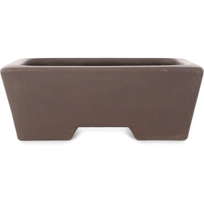 Maceta rectangular para bonsái sin esmaltar - 300 x 220 x 110 mm