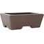Rectangular unglazed bonsai pot - 300 x 220 x 110 mm
