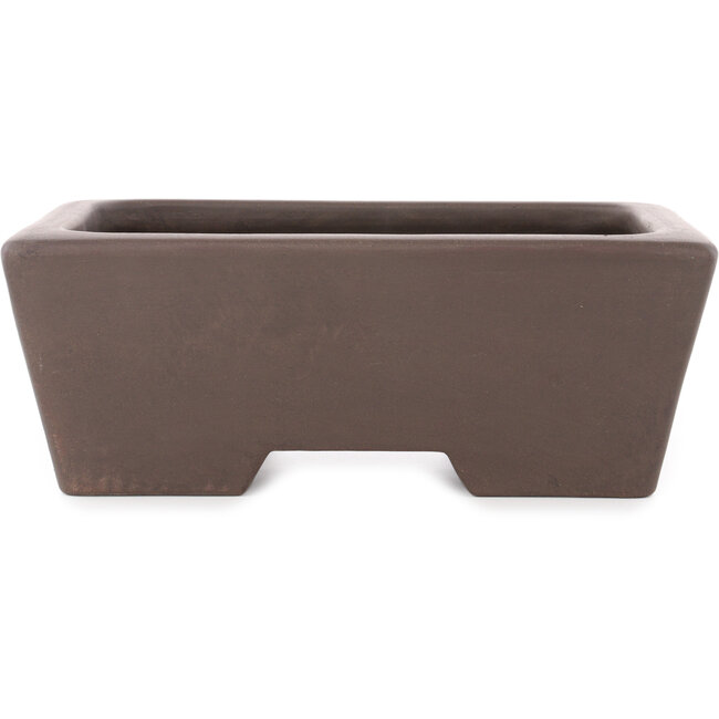 Rectangular unglazed bonsai pot - 300 x 220 x 110 mm