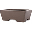 Rectangular unglazed bonsai pot - 300 x 220 x 110 mm