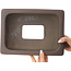Rectangular unglazed bonsai pot - 300 x 220 x 110 mm