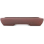 Rectangular unglazed bonsai pot - 205 x 153 x 35 mm