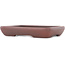 Rectangular unglazed bonsai pot - 205 x 153 x 35 mm