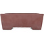 Maceta rectangular sin esmaltar para bonsái de Yamaaki - 134 x 105 x 48 mm