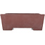 Maceta rectangular sin esmaltar para bonsái de Yamaaki - 134 x 105 x 48 mm