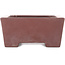 Maceta rectangular sin esmaltar para bonsái de Yamaaki - 134 x 105 x 48 mm