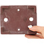 Maceta rectangular sin esmaltar para bonsái de Yamaaki - 134 x 105 x 48 mm