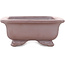 Maceta rectangular sin esmaltar para bonsái de Koyou - 148 x 110 x 45 mm