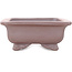 Maceta rectangular sin esmaltar para bonsái de Koyou - 148 x 110 x 45 mm