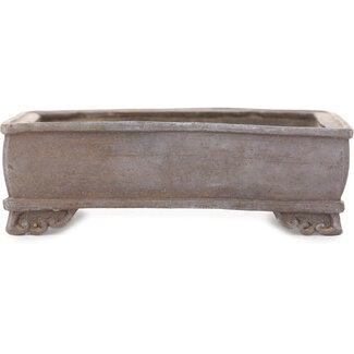 110 mm rectangular unglazed pot from Japan