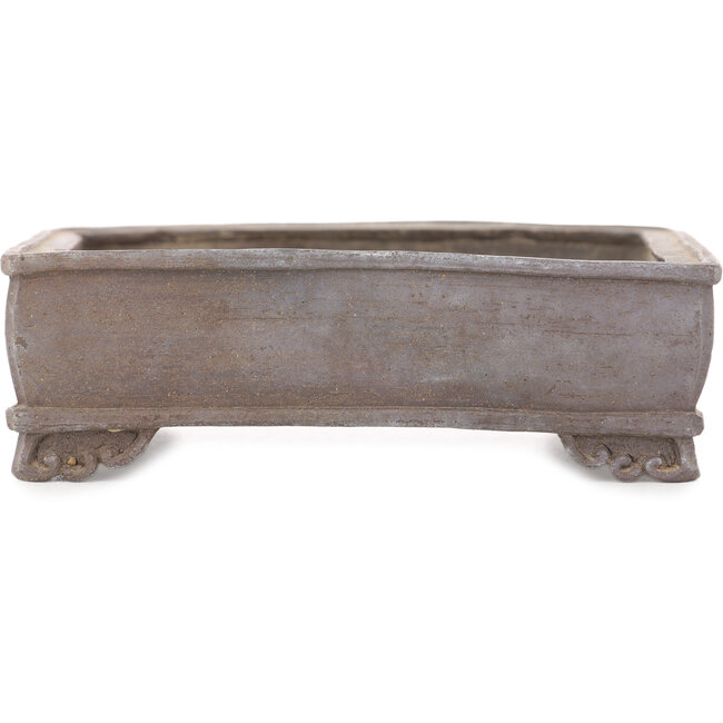 Maceta rectangular para bonsái sin esmaltar - 110 x 90 x 35 mm