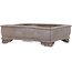 Rectangular unglazed bonsai pot - 110 x 90 x 35 mm