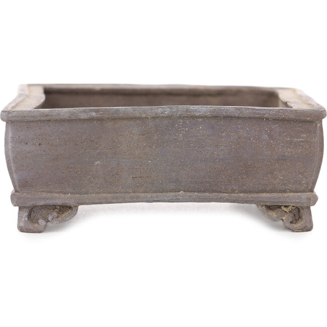 Pot à bonsaï rectangulaire non émaillé - 110 x 90 x 35 mm