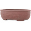 Pot à bonsaï ovale non émaillé - 140 x 108 x 45 mm