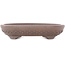 Pot à bonsaï ovale non émaillé - 178 x 135 x 37 mm