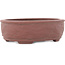 Pot à bonsaï ovale non émaillé - 140 x 108 x 45 mm