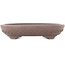 Ovale ongeglazuurde bonsai pot - 178 x 135 x 37 mm