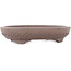 Pot à bonsaï ovale non émaillé - 178 x 135 x 37 mm