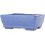 Vaso bonsai rettangolare azzurro chiaro di Hattori - 155 x 110 x 55 mm