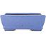 Maceta rectangular para bonsái de color azul claro de Hattori - 155 x 110 x 55 mm