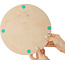 Platte rot und weiß von Koyou - 280 x 280 x 7 mm
