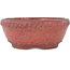Pot à bonsaï rond rouge de Koyou - 148 x 148 x 60 mm